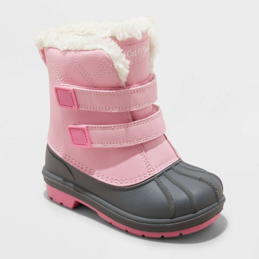Toddler Denver Winter Boots - Cat & Jack Light Pink 6T